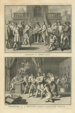 Mexican Marriage and Childhood Ceremonies as Imagined in the 18th Century, 1734