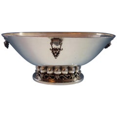 Mexican Mexico Sterling Silver Centerpiece Bowl Modernist