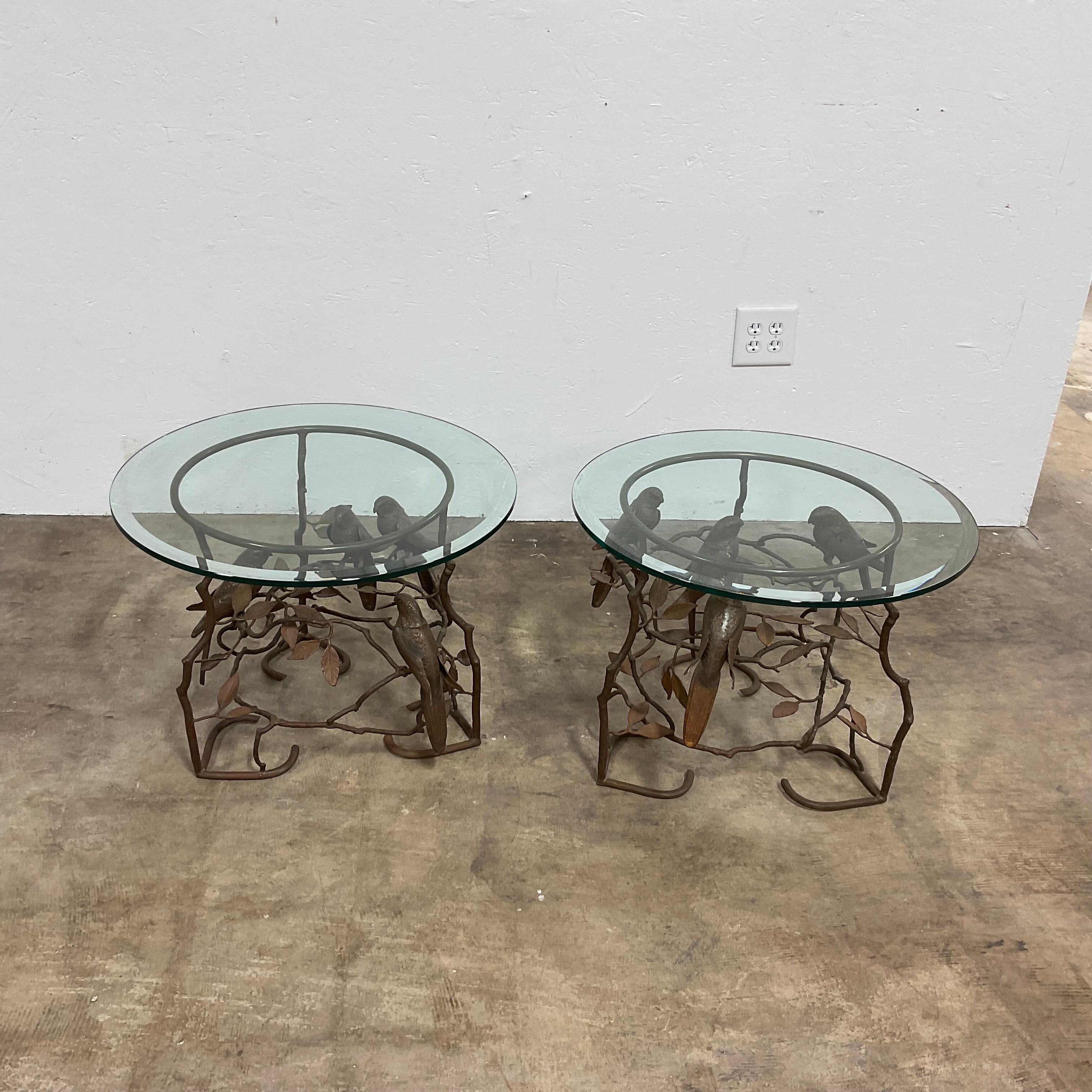 Mexican Mid Century Brass Tables in the style of Giacometti 10