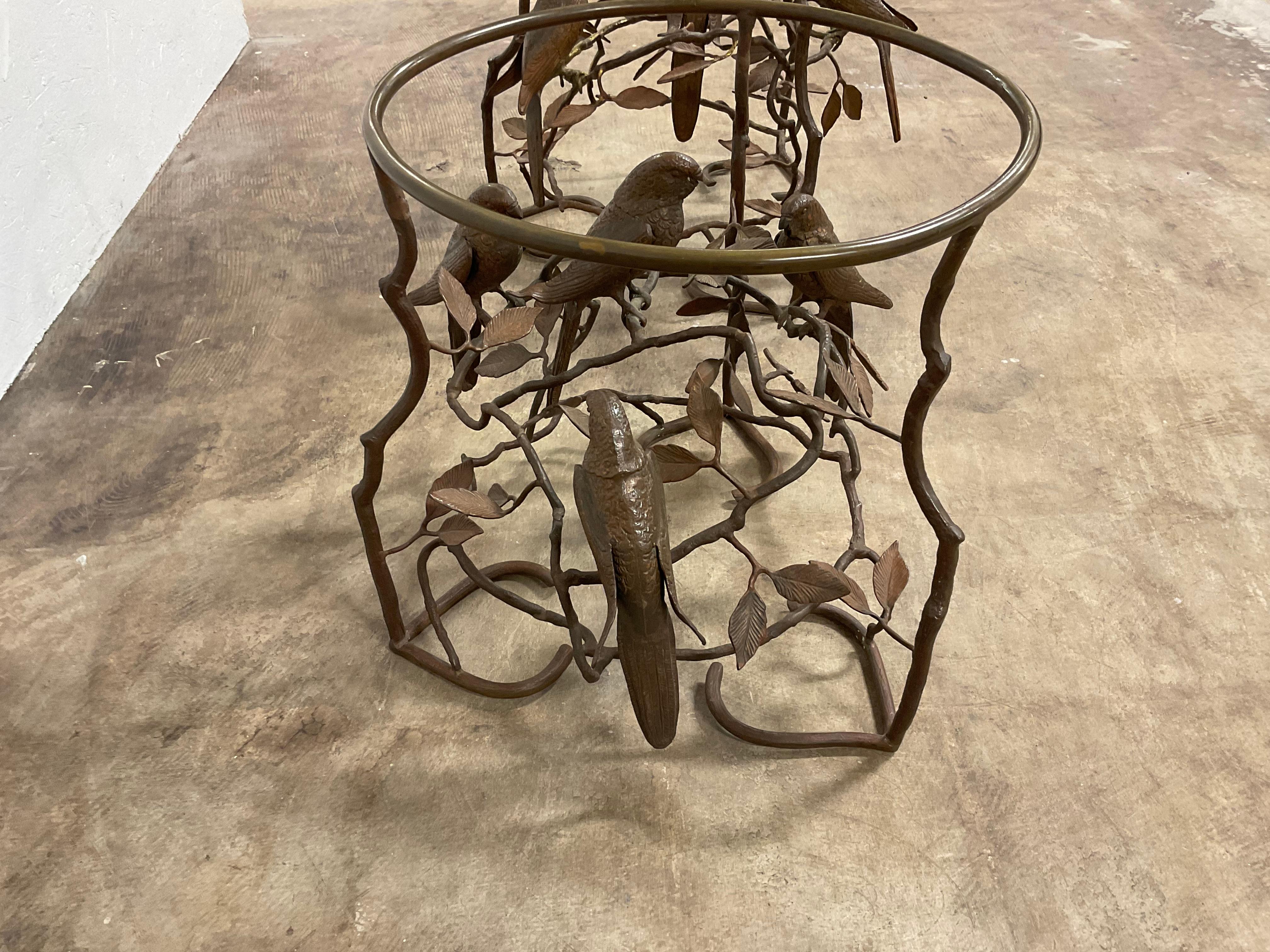 Mexican Mid Century Brass Tables in the style of Giacometti 11