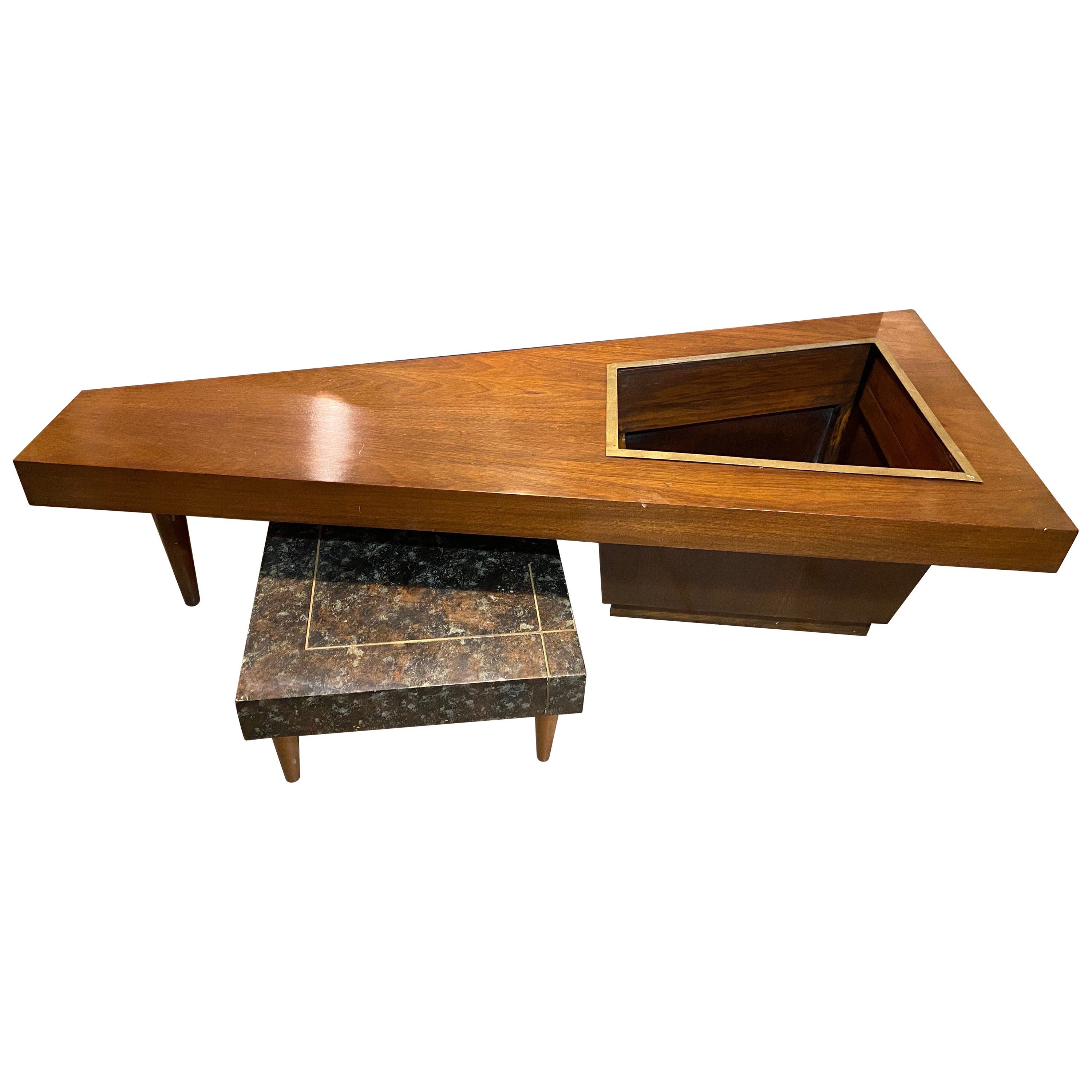 Mexican Mid-Century Eugenio Escudero Sculptural Coffee Table