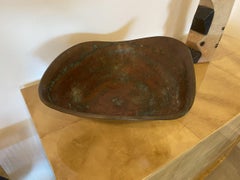 Ciotola messicana di metà secolo in rame martellato