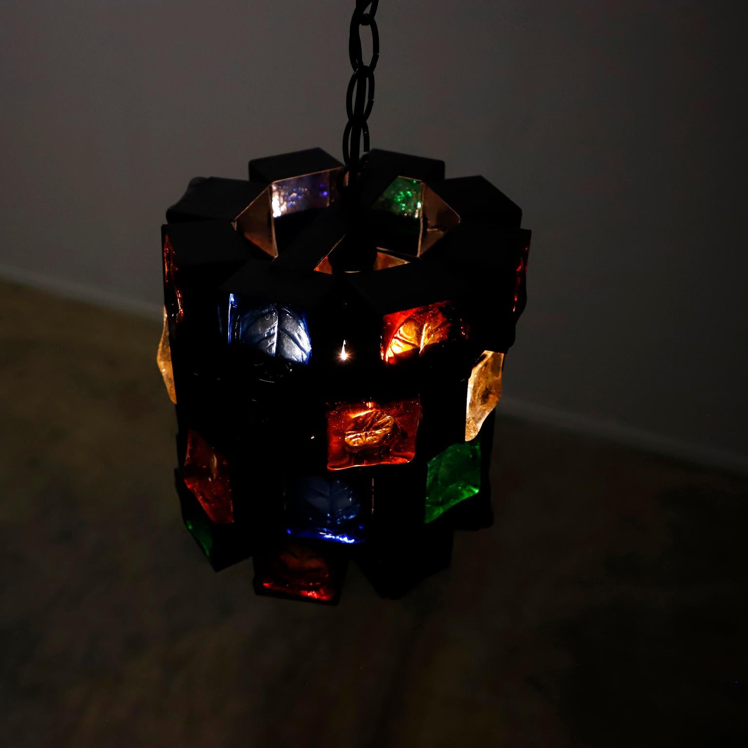 Mexican Mid-Century Modernist Feders Pendant Light In Good Condition For Sale In Mexico City, CDMX