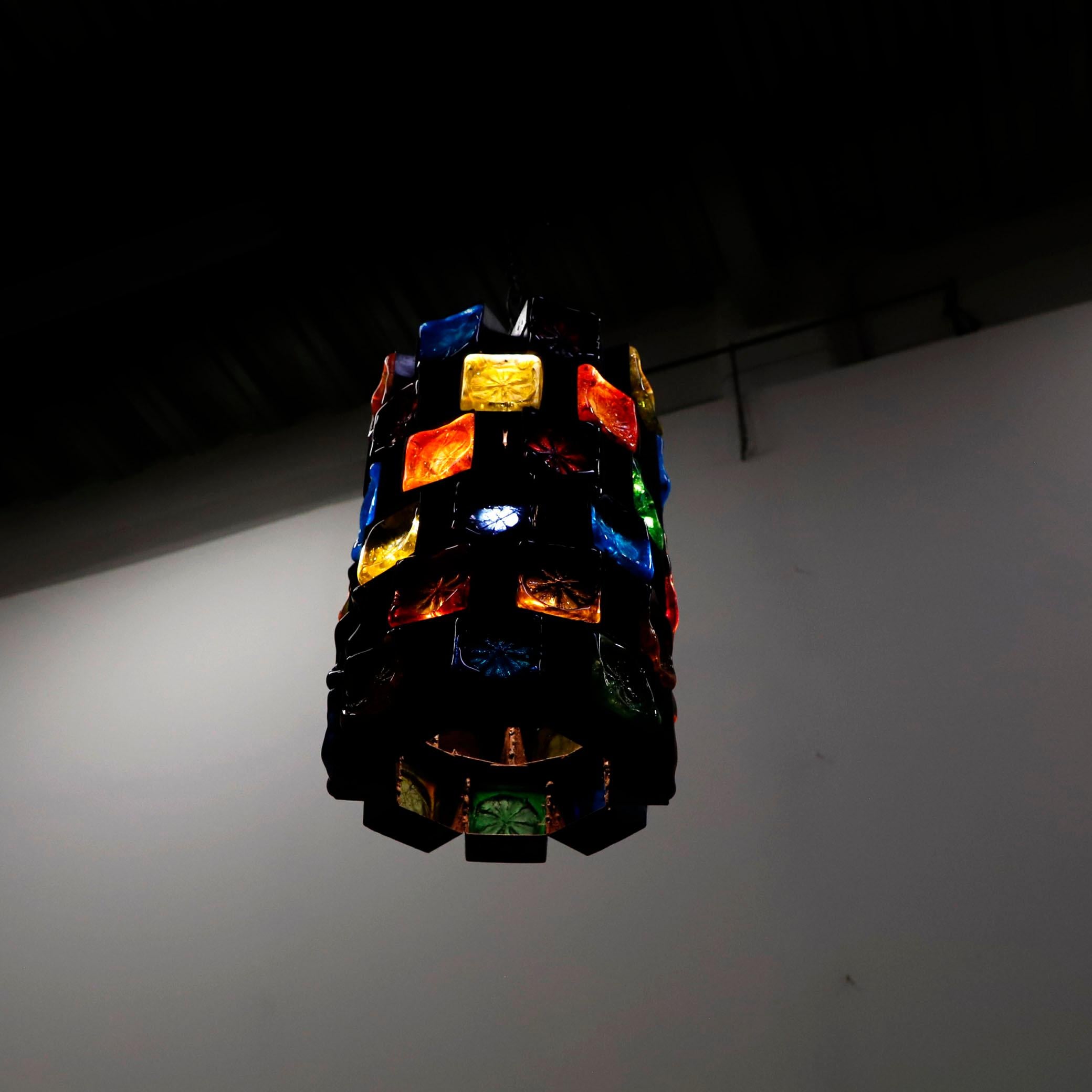 Lámpara Colgante Feders Modernista Mexicana de Mediados de Siglo Mexicano en venta