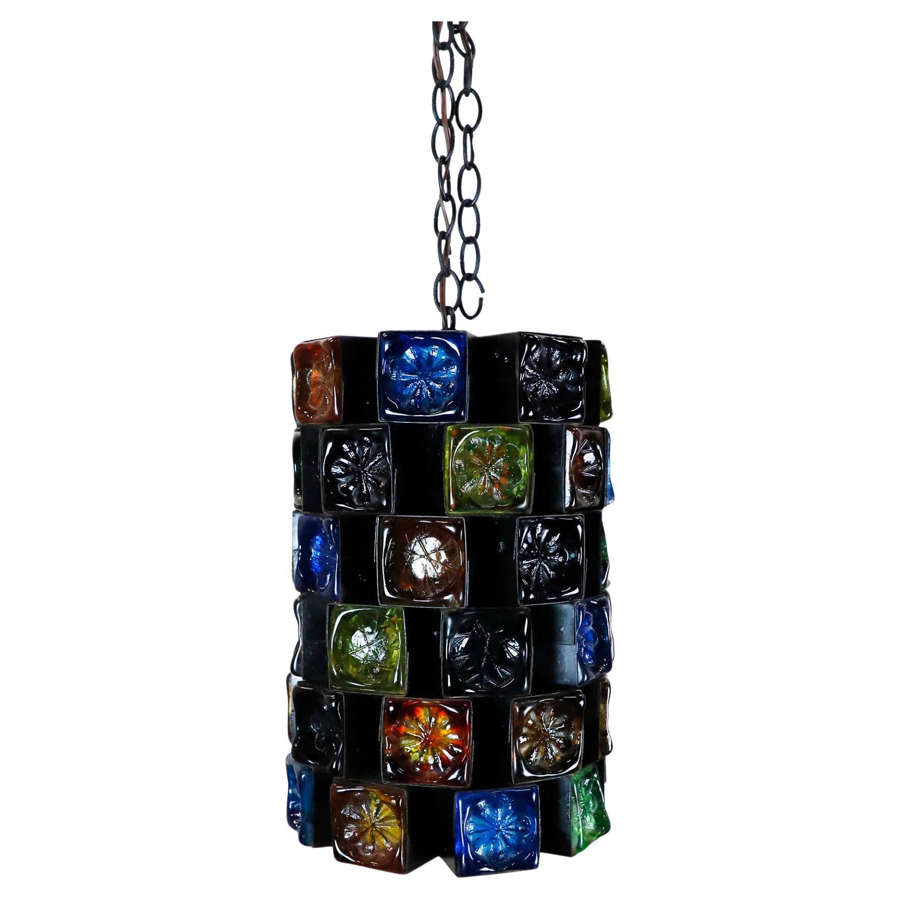 Mexican Mid-Century Modernist Feders Pendant Light