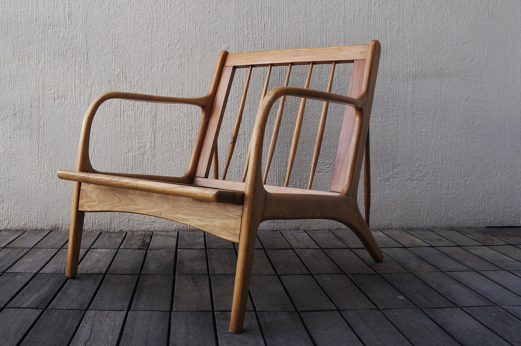 Mexican Midcentury Lounge Chair, “Malinche“, 1950s In Excellent Condition In Mérida, Yucatan