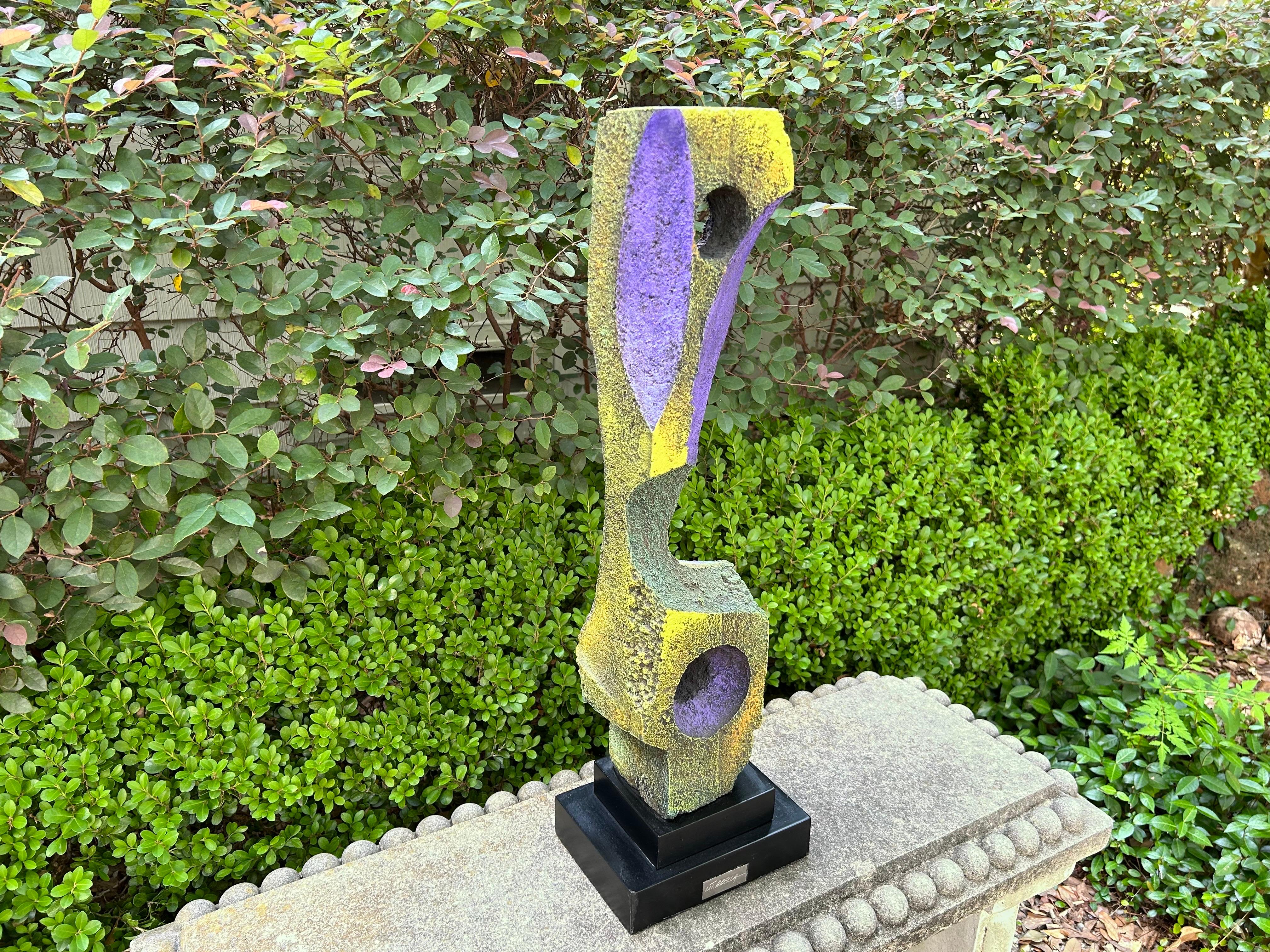 Abstrakte mexikanische moderne abstrakte Skulptur im Angebot 1