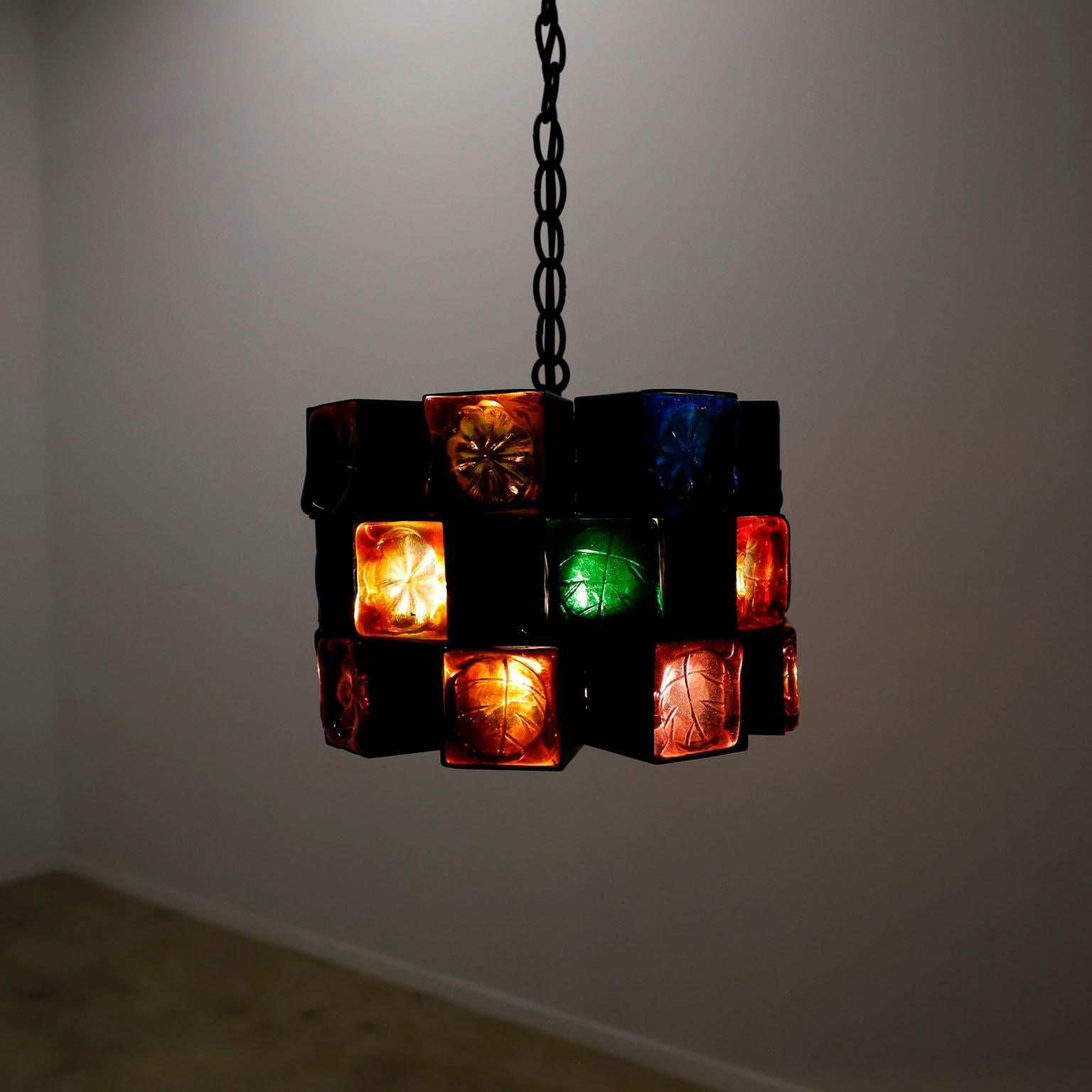 Mid-Century Modern Mexican Modern Handmade Lamp by Feders For Sale