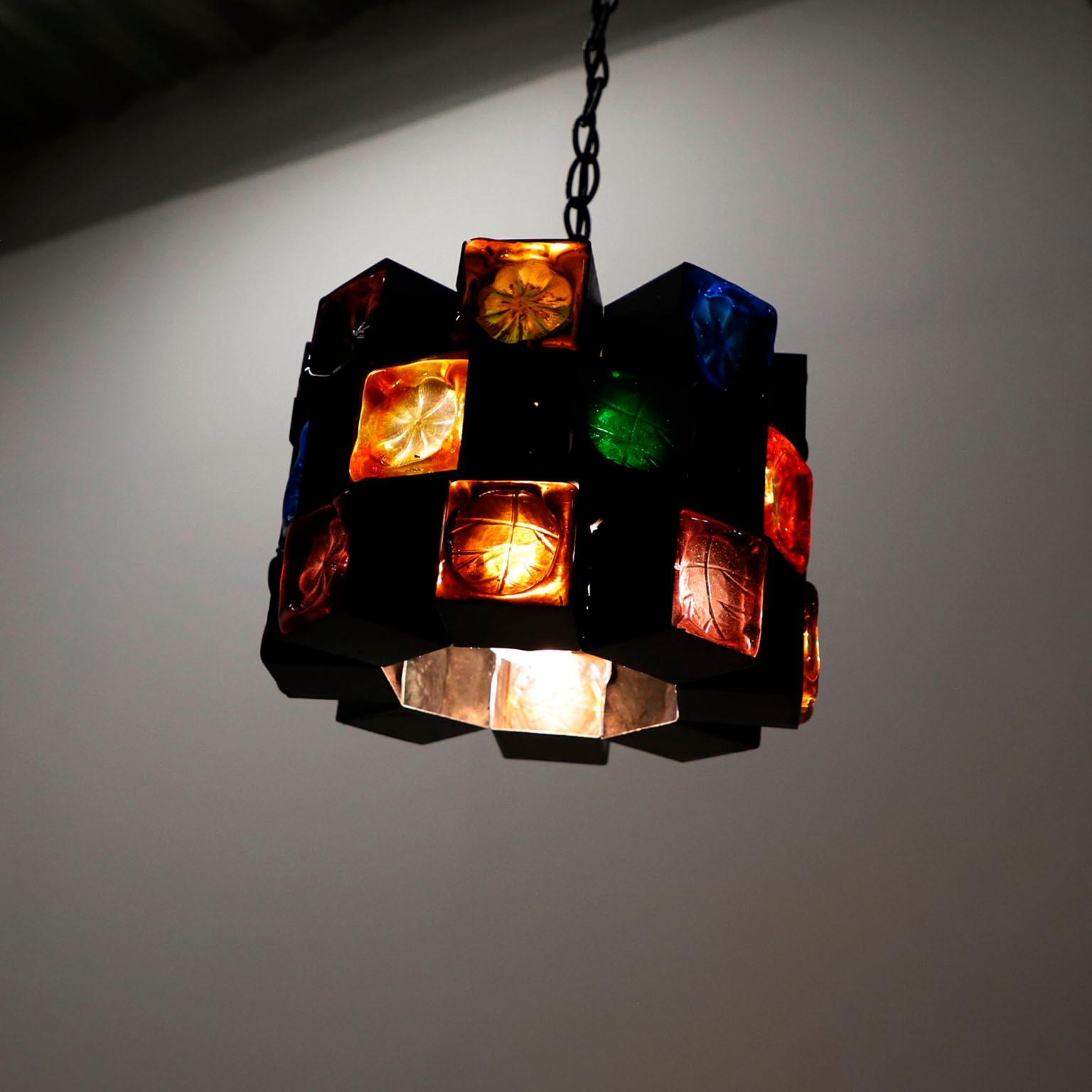 Mexican Modern Handmade Lamp by Feders In Good Condition For Sale In Mexico City, CDMX