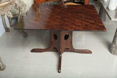 Mexican Modern Jacaranda, Coconut and Mesquite Dining/ Center/ Games Table