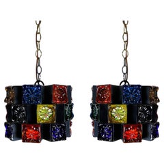 Mexican Modern Pair of Lamps by Feders