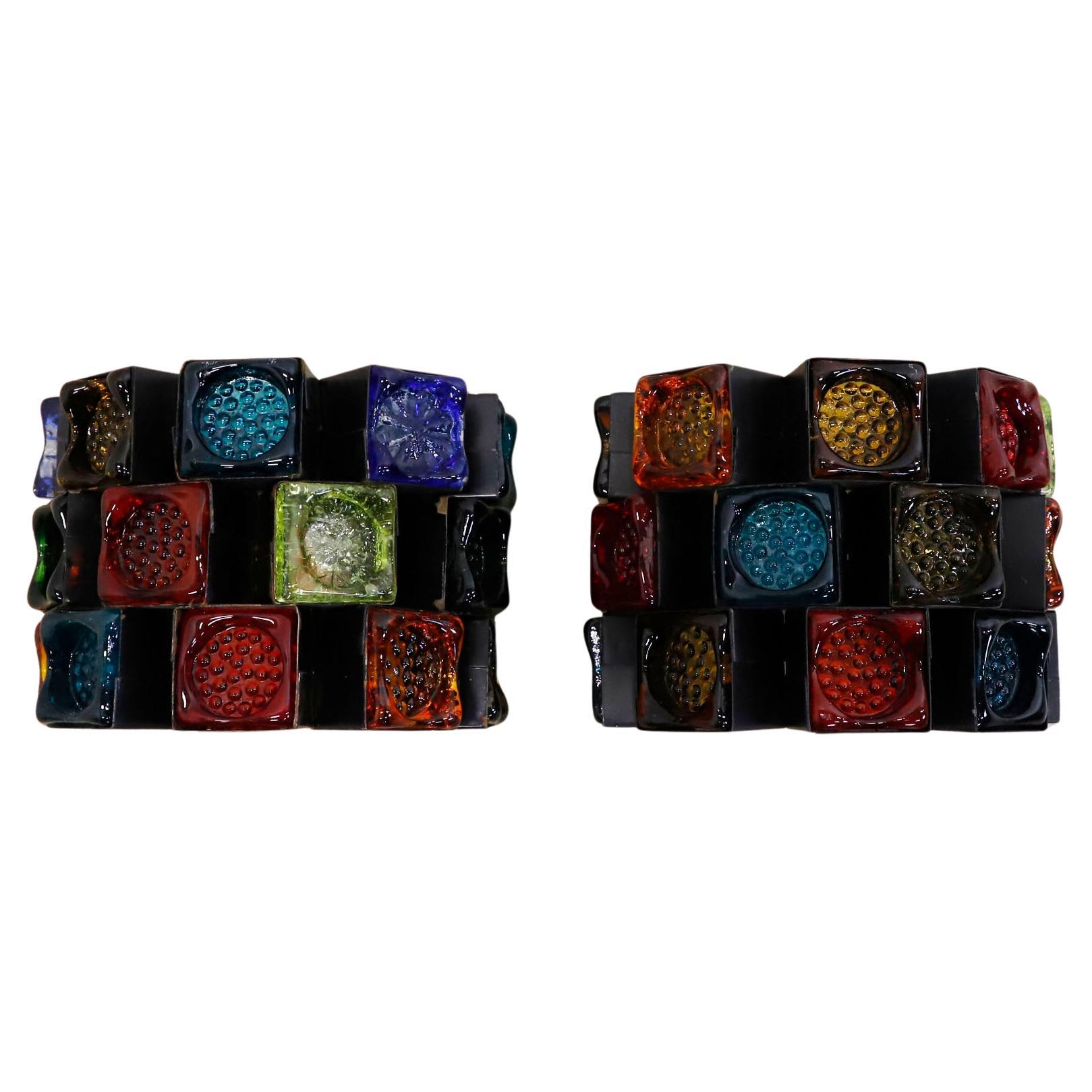 Mexican Modern Pair of Sconces by Feders