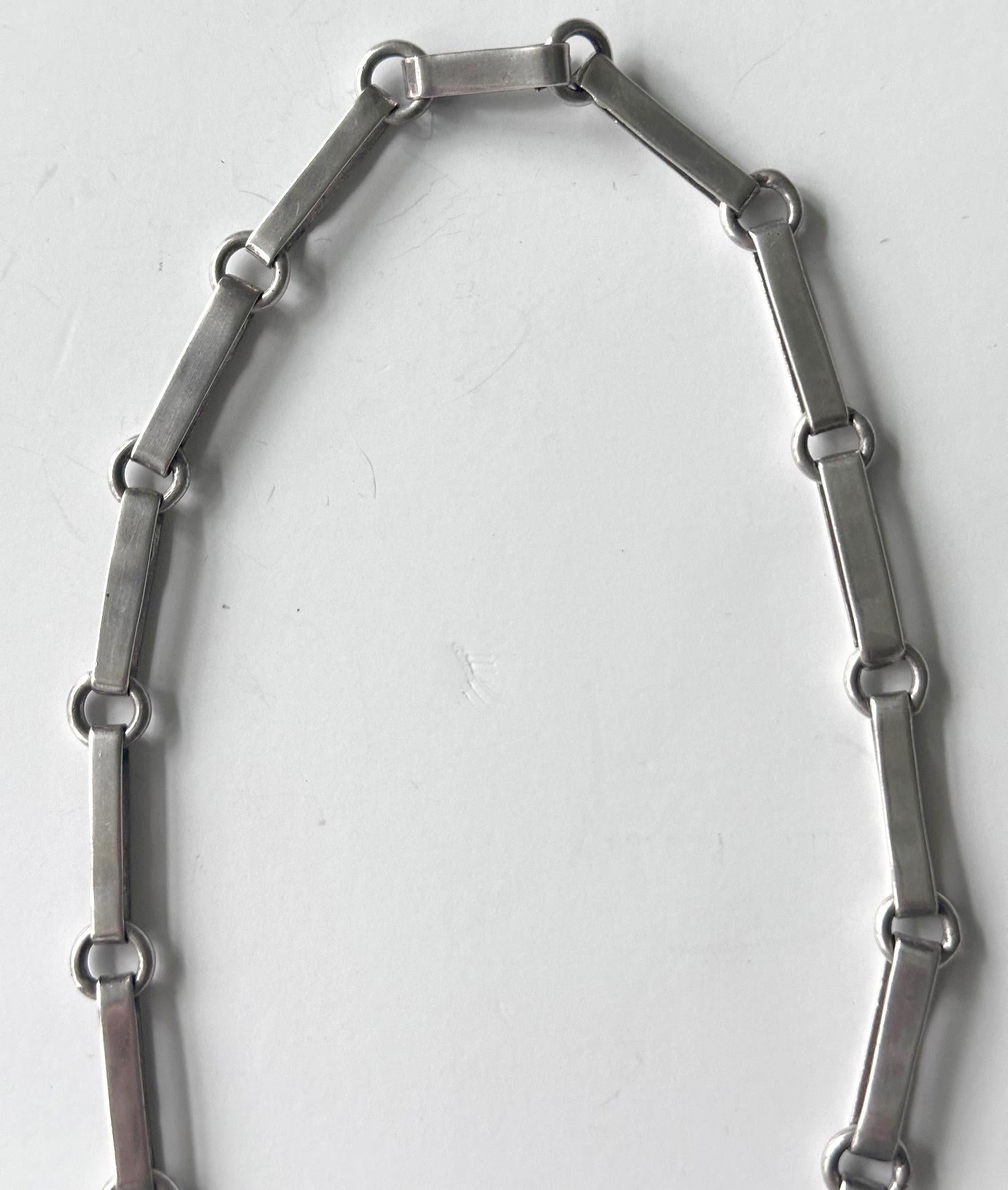 Collana messicana moderna in argento con grande pendente a forma di mano William Spratling In condizioni buone in vendita a Atlanta, GA