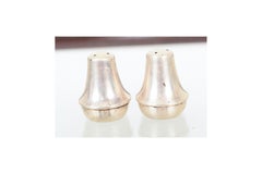 Mexican Modern Sterling Salt Pepper Shaker Set William Spratling Style, 1950s