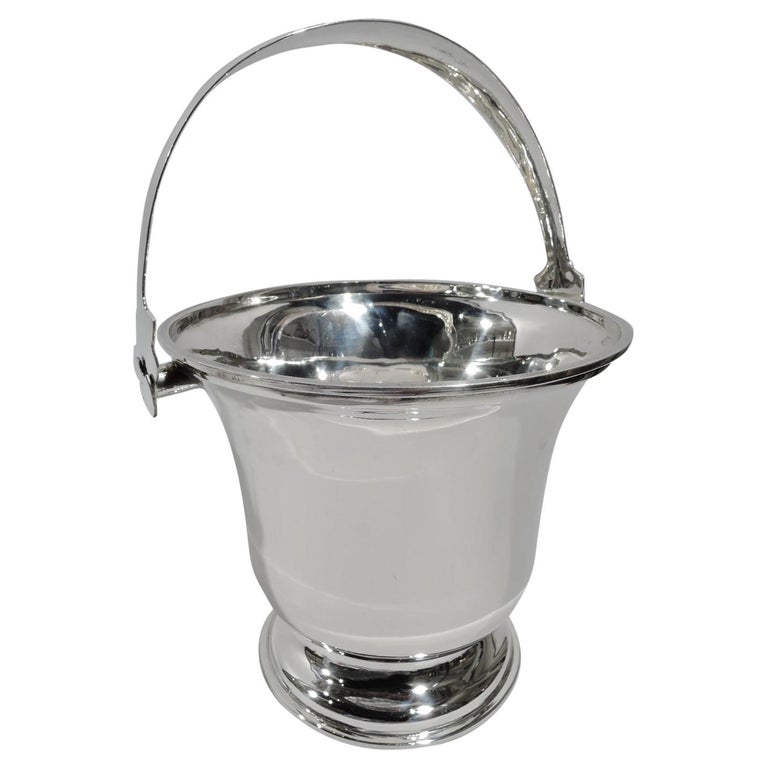 Mexican Modern Sterling Silver Ice Bucket For Sale at 1stDibs