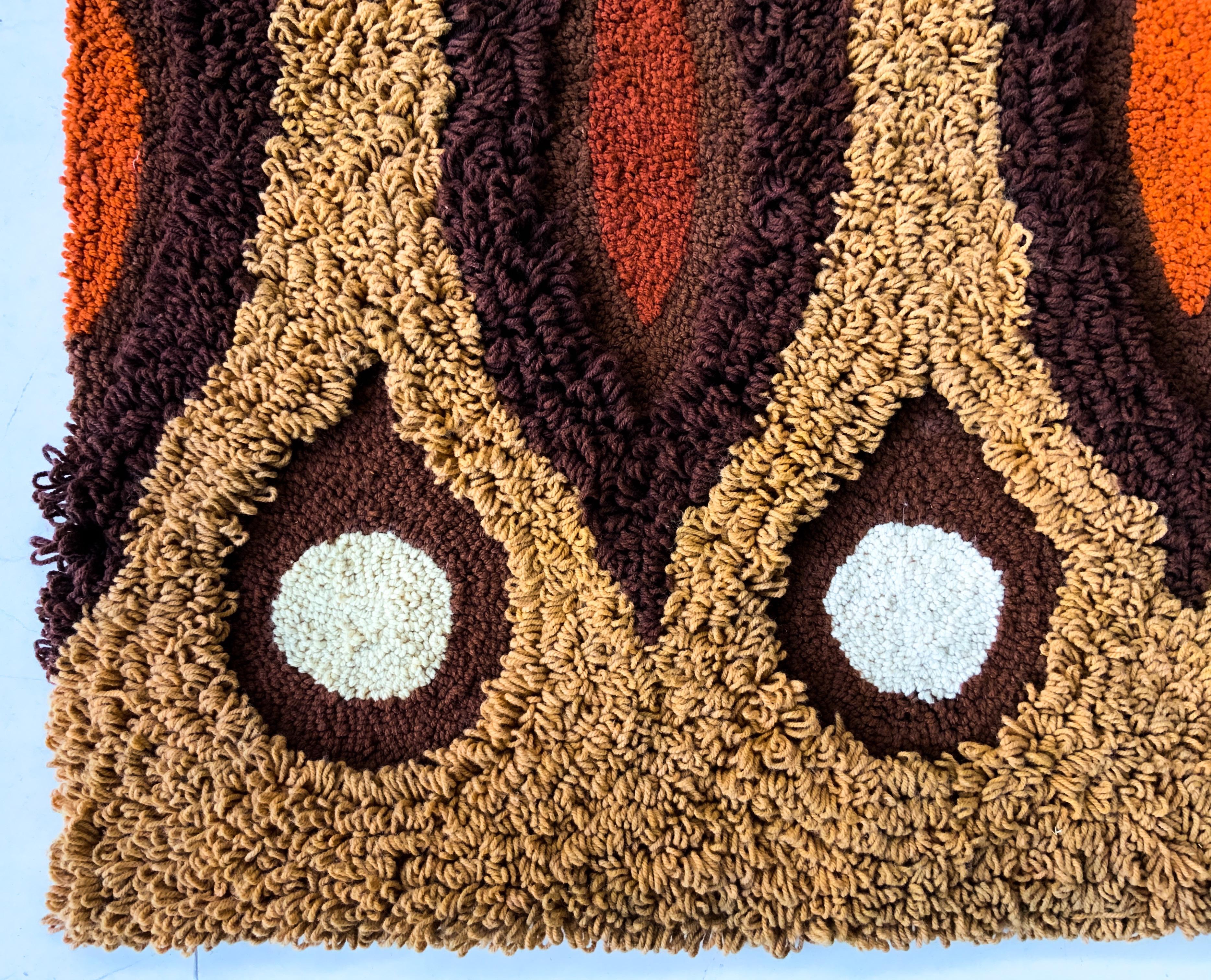 Late 20th Century Mexican Modern Tamacani Rug
