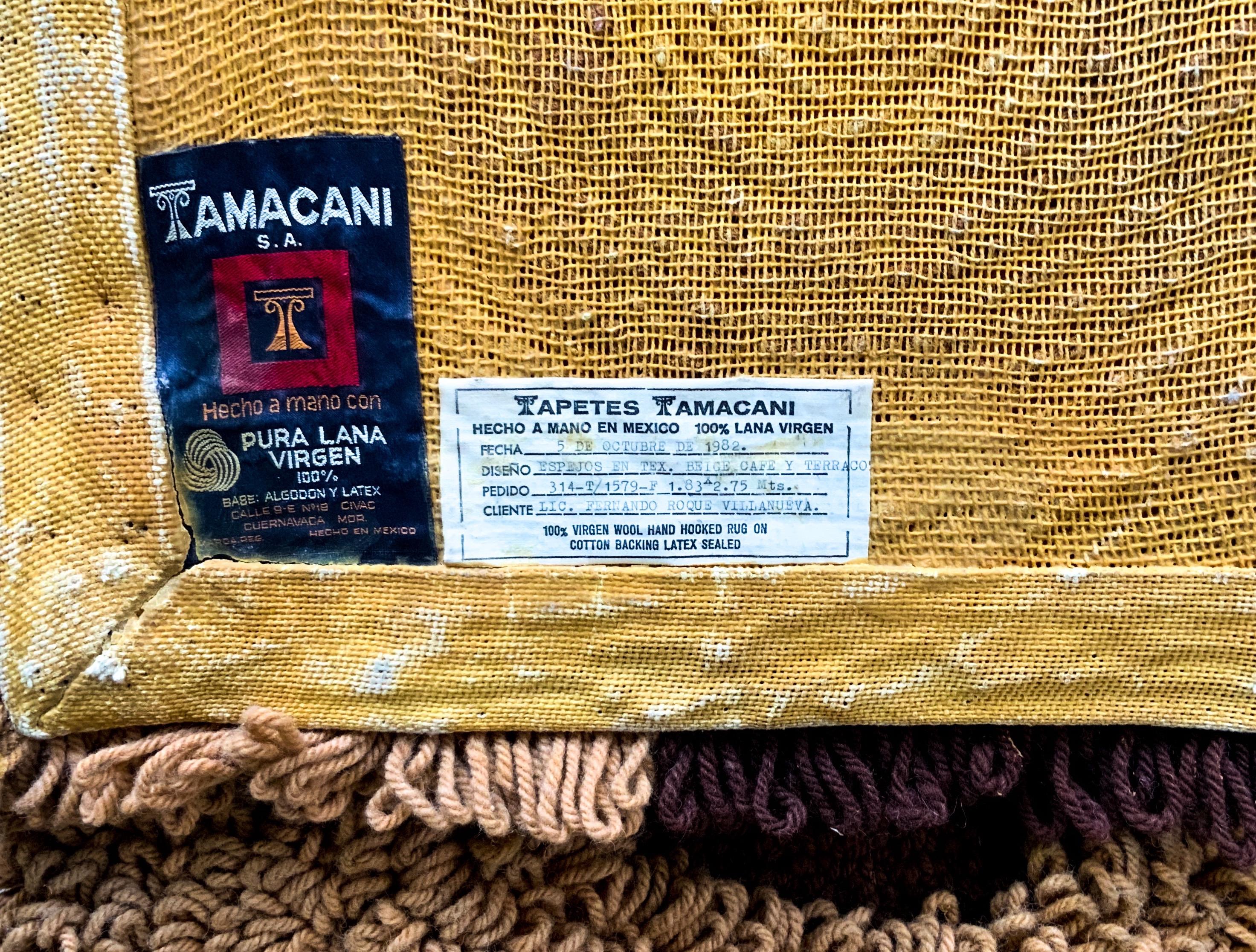 Wool Mexican Modern Tamacani Rug