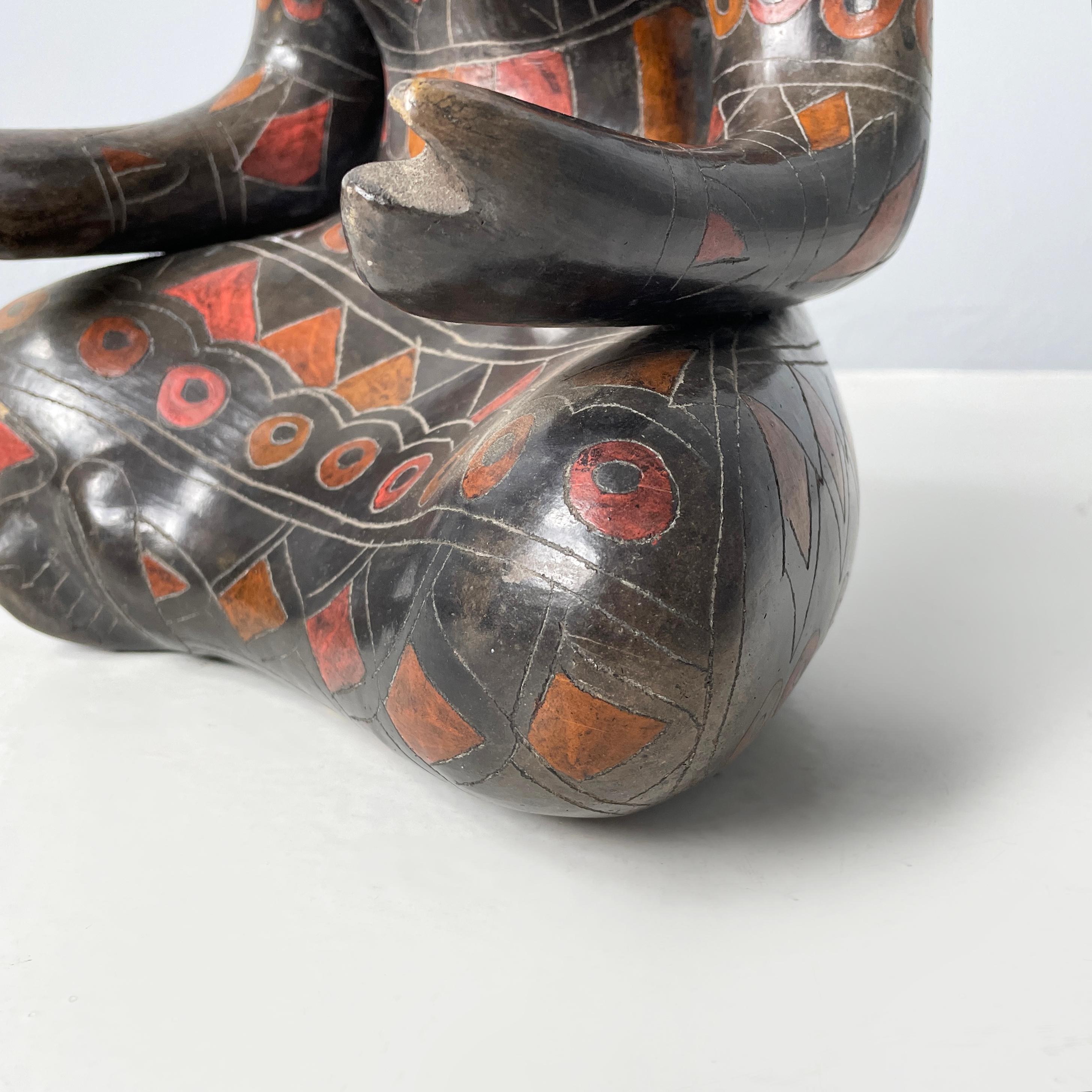 Mexikanische moderne Terrakotta-Skulptur einer Frau von Manuel Felguerez, 1980er Jahre im Angebot 1