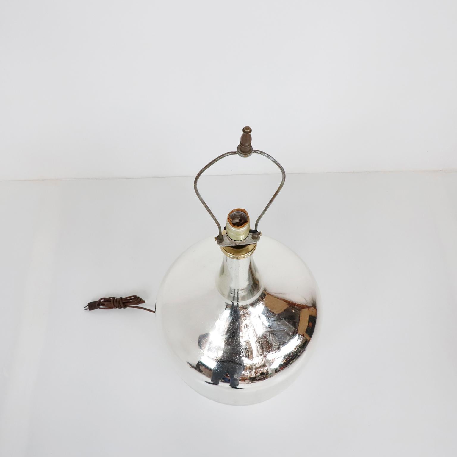 Mid-Century Modern Mexican Modernism Mercury Glass Table Lamp For Sale