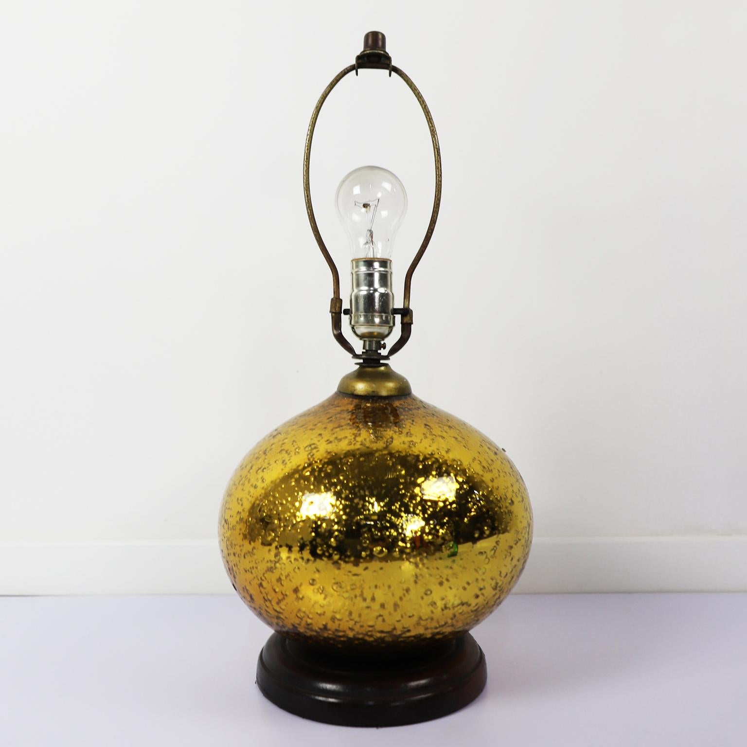 Mid-Century Modern Mexican Modernism Mercury Glass Table Lamps For Sale