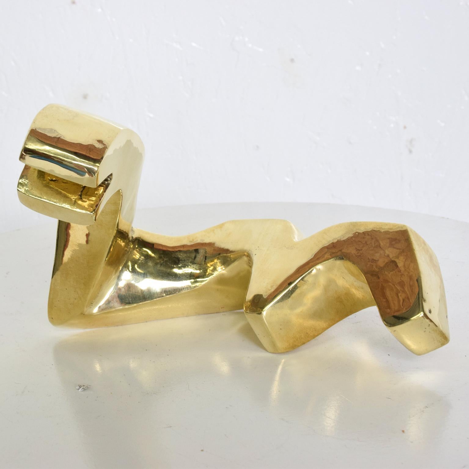 Mid-Century Modern Mexican Modernist Bronze Sculpture by Mathias Goeritz, Animaltos del Pedregal