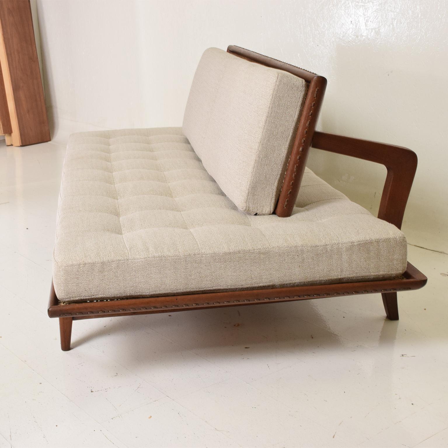 Mexican Modernist Chaise Lounge Daybed by Charles Allen, Regil de Yucatian In Good Condition In Chula Vista, CA