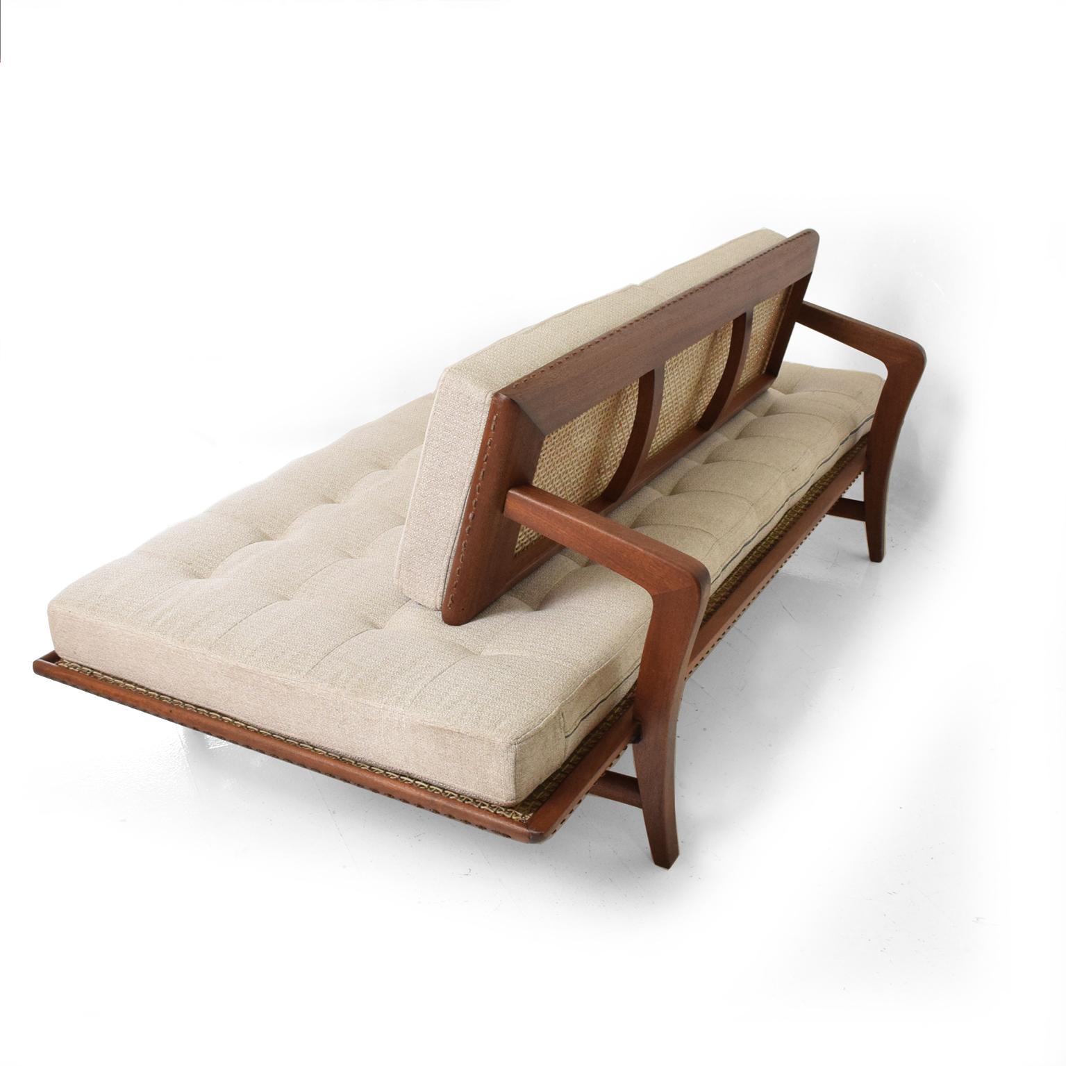 Mid-20th Century Mexican Modernist Chaise Lounge Daybed by Charles Allen, Regil de Yucatian