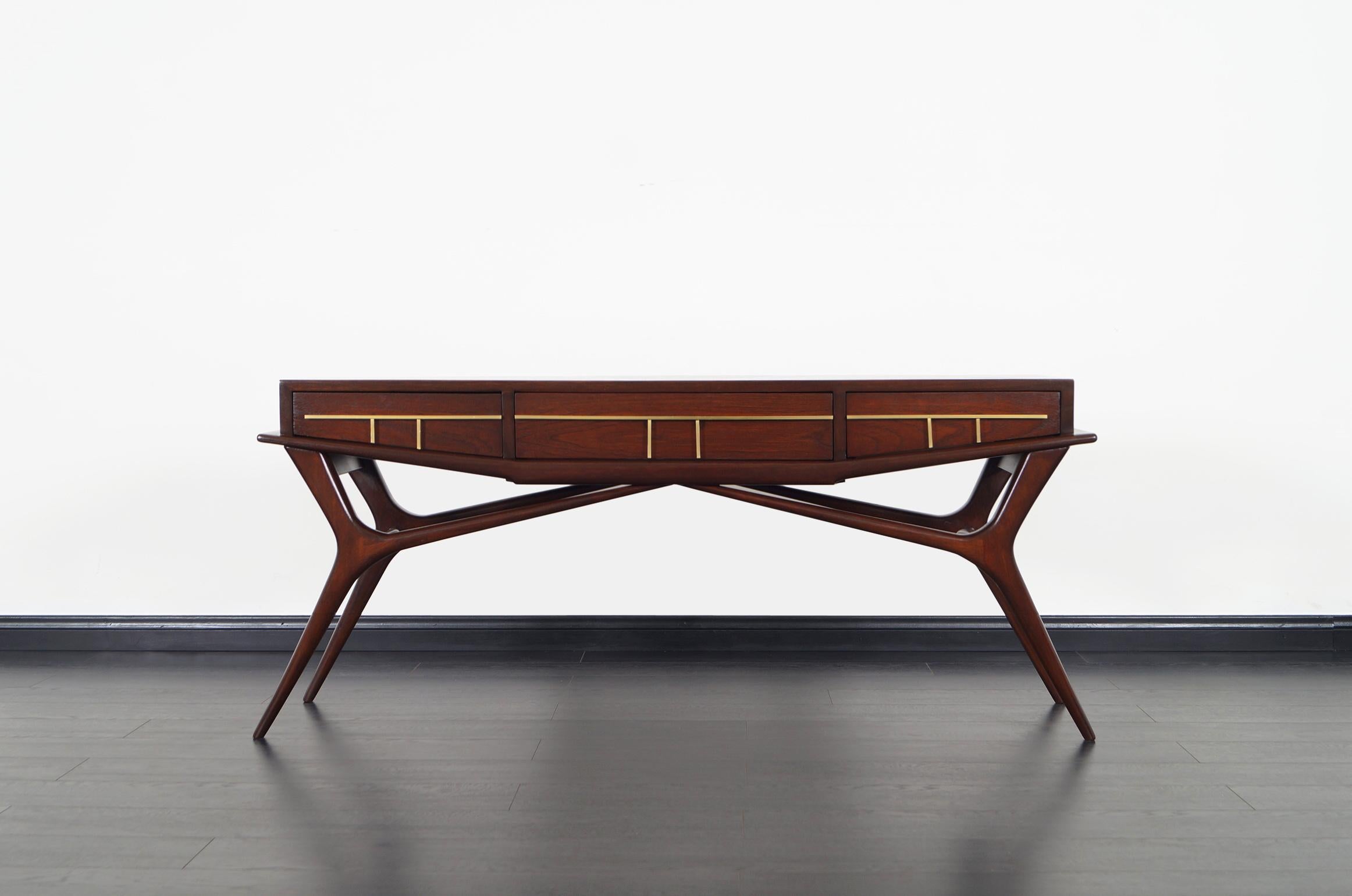 Mexican Modernist Console Table by Frank Kyle In Good Condition In North Hollywood, CA