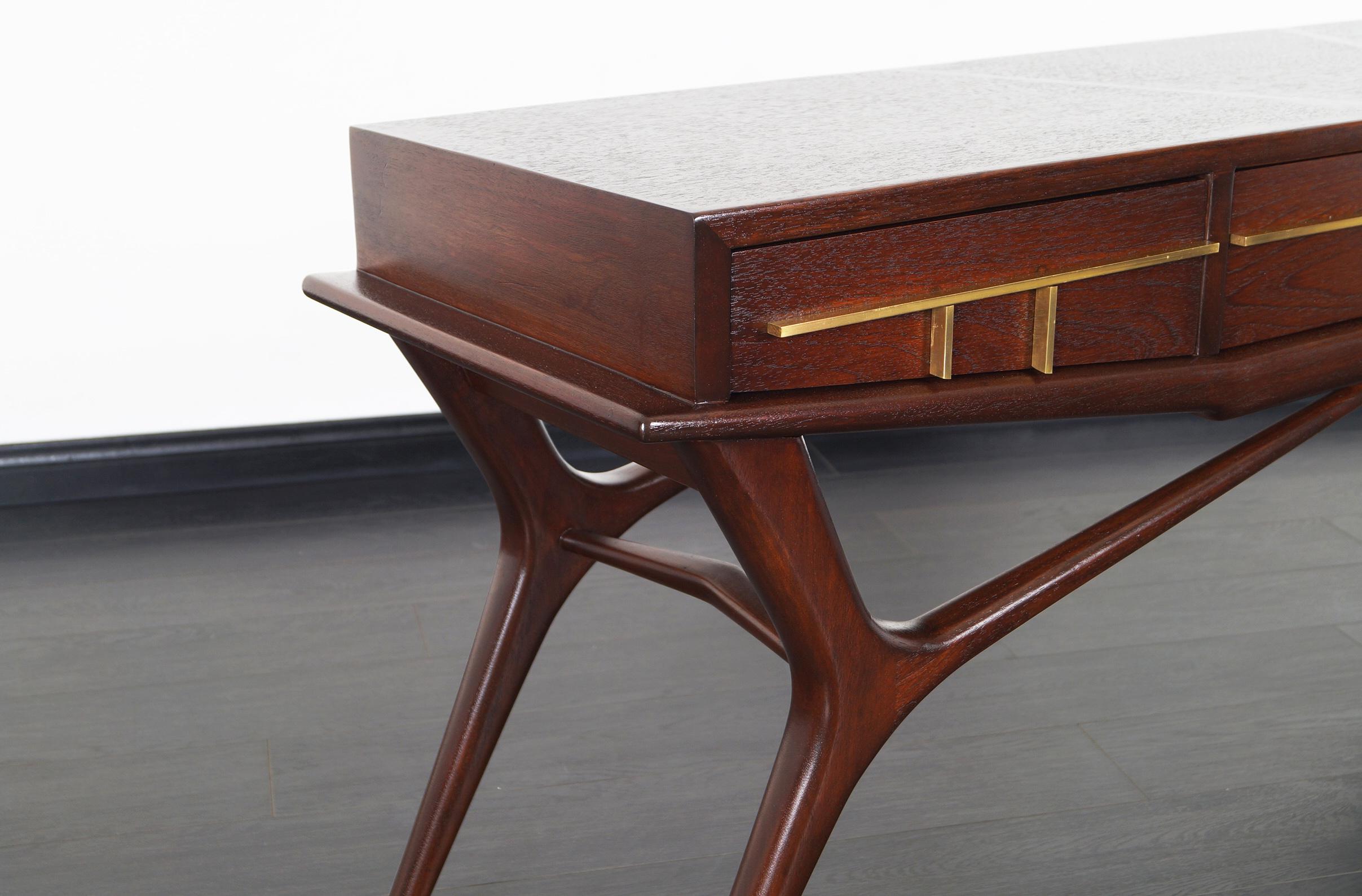 Mid-20th Century Mexican Modernist Console Table by Frank Kyle