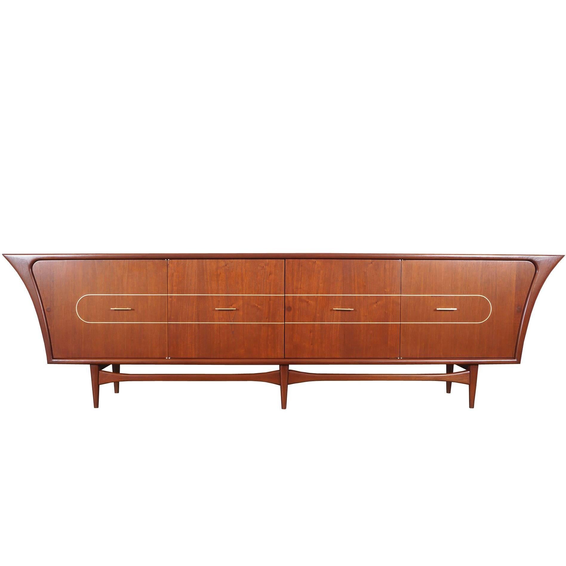 Mexican Modernist Credenza by Eugenio Escudero