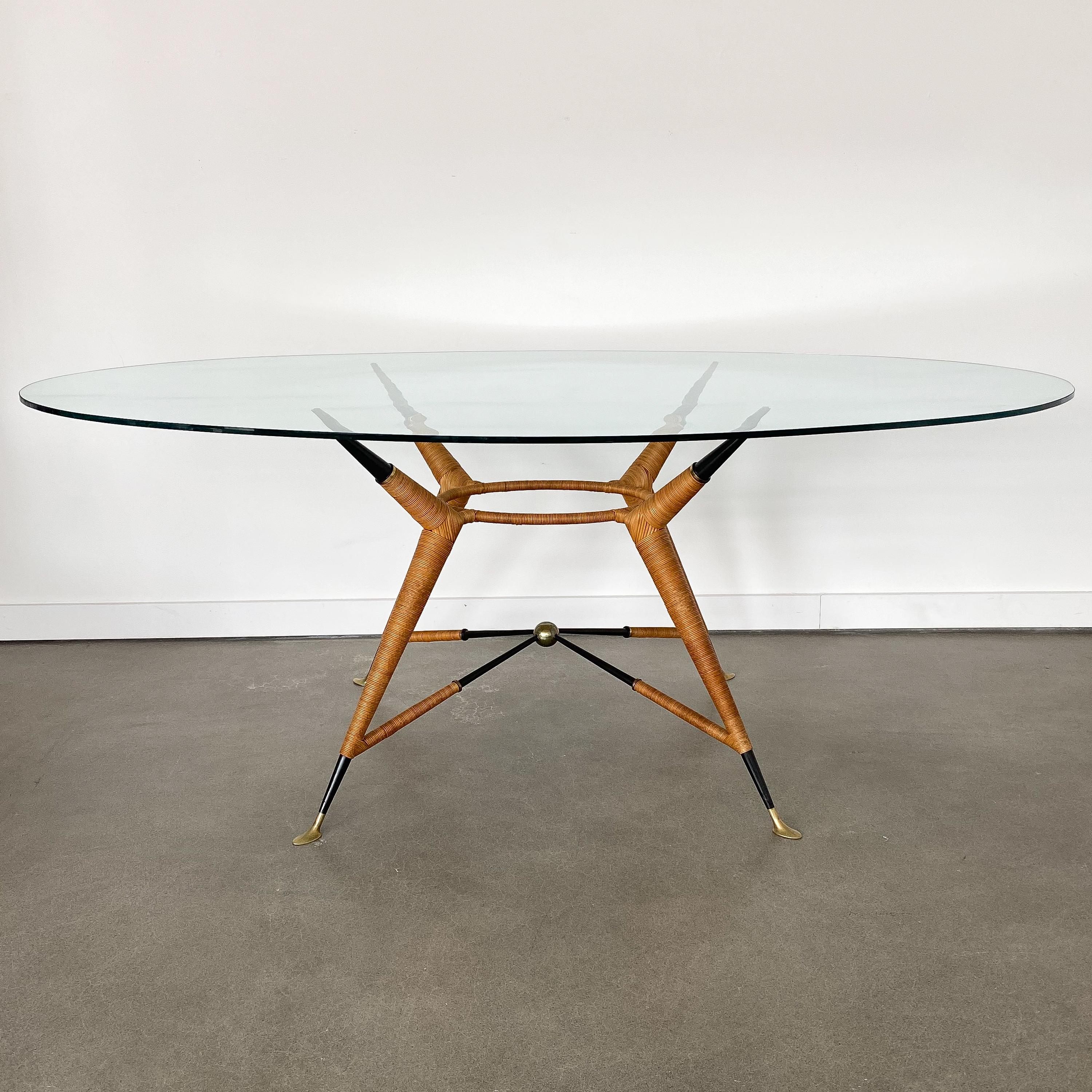 acacius oval dining table