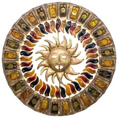 Mexican Modernist Glass Wall Lamp Handblown, Mexico