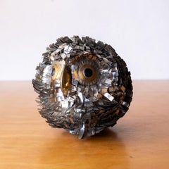 Mexican Modernist Owl Sculpture Attributed to Sergio Bustamante
