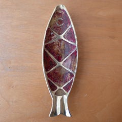 Mexican Modernist Pepe Mendoza Brass Fish, 1950s