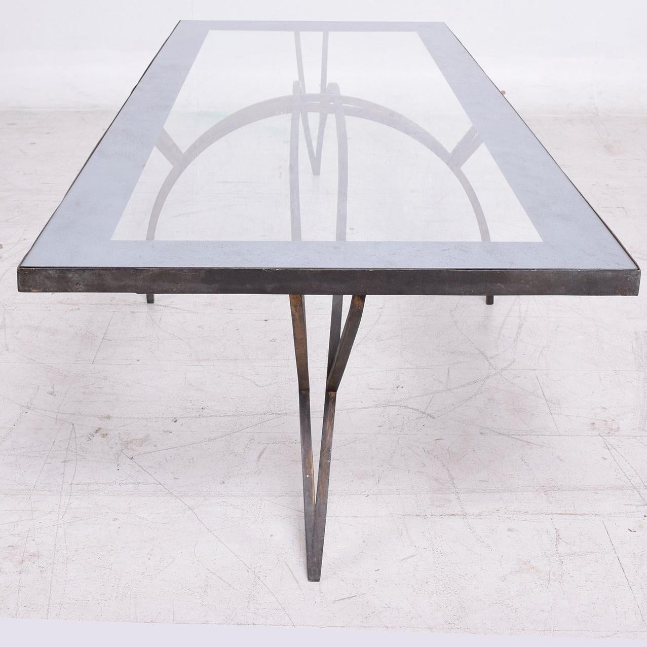Mexican Modernist Rectangular Coffee Table Attributed to Arturo Pani In Good Condition In Chula Vista, CA