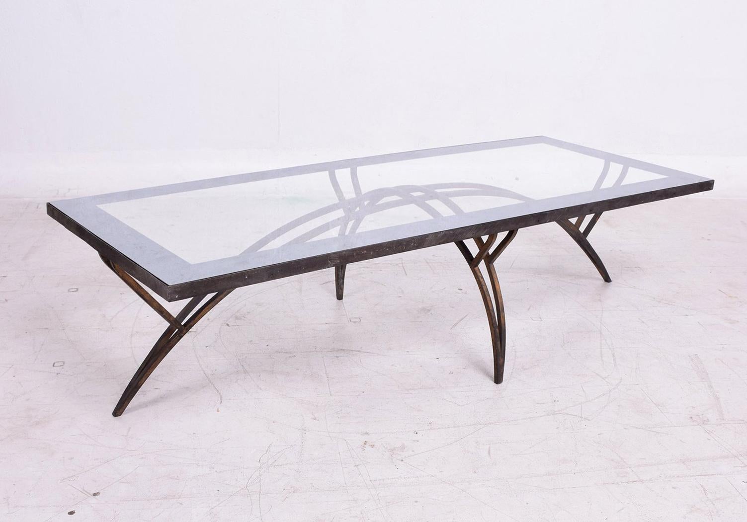 Mexican Modernist Rectangular Coffee Table Attributed to Arturo Pani 2