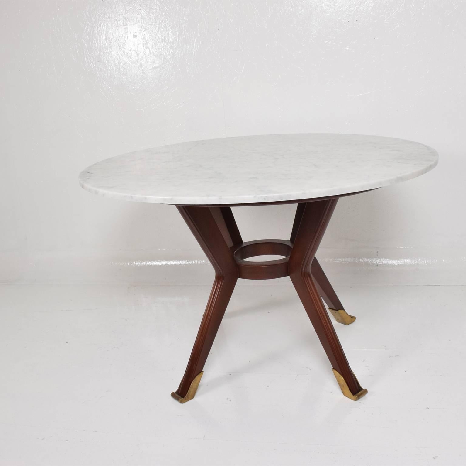 Mexican Modernist Round Dining Table Attributed to Arturo Pani 1