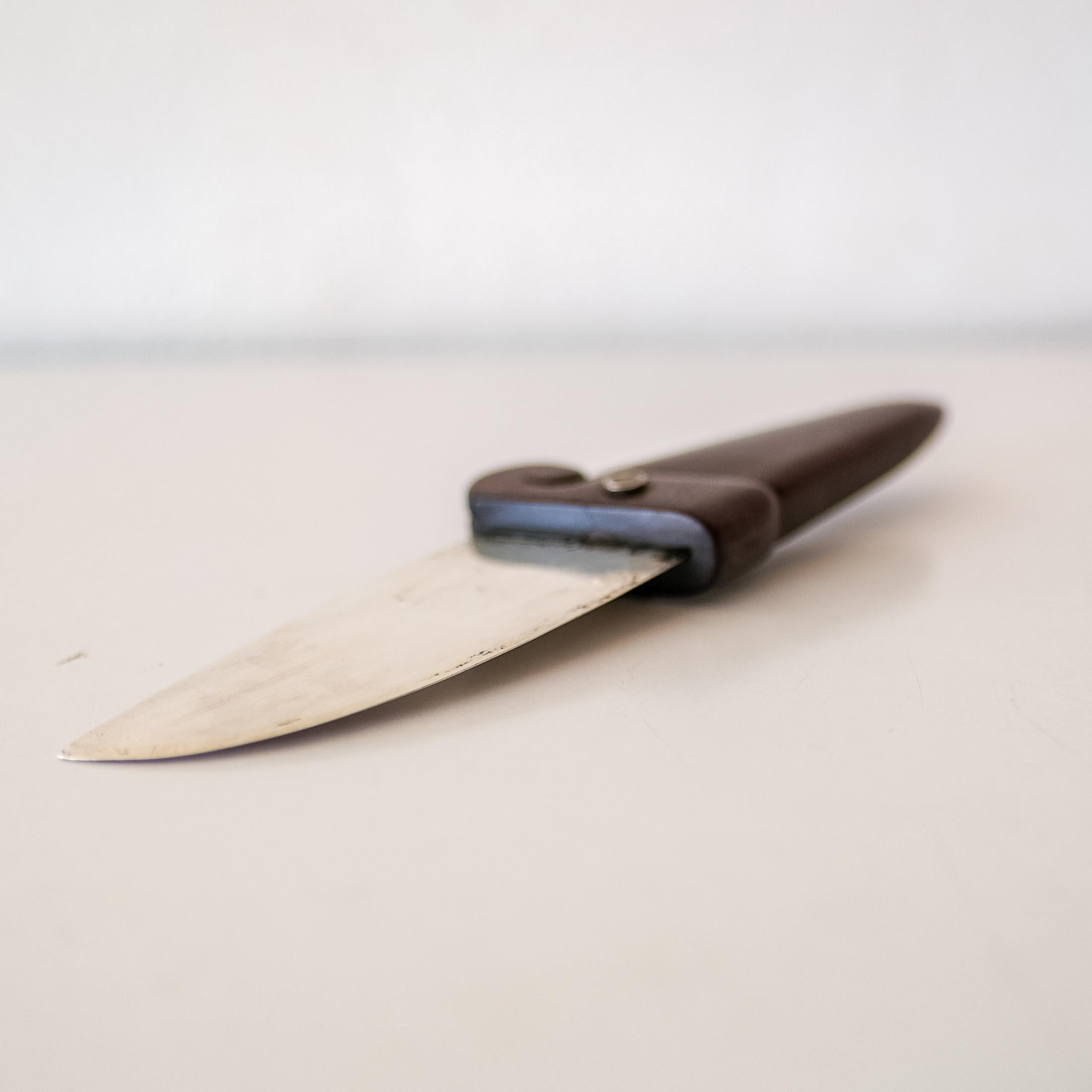 Mid-20th Century Mexican Modernist Silver and Rosewood Letter Opener