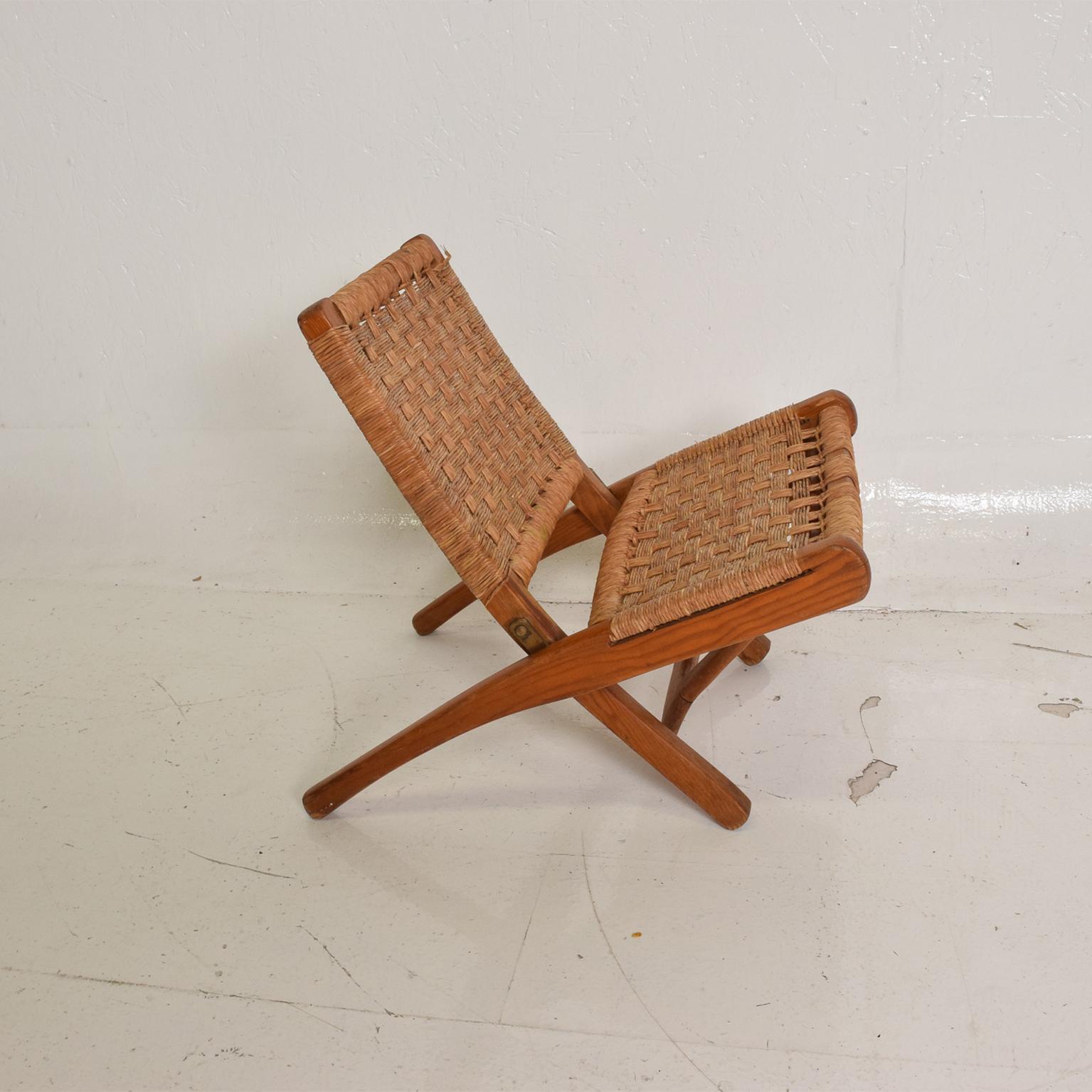 Mid-Century Modern Mexican Modernist Small Folding Chair after Clara Porset