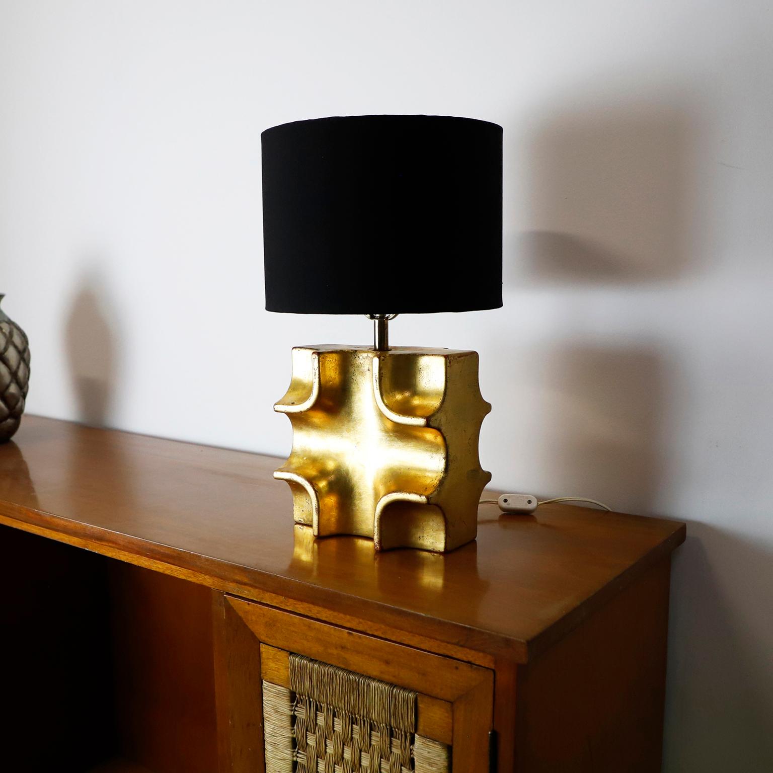 Lampe de table moderniste mexicaine dans le style de Mathias Goeritz État moyen - En vente à Mexico City, CDMX
