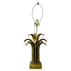 Mexican Modernist Table Lamp, Solid Brass Circa 1960.