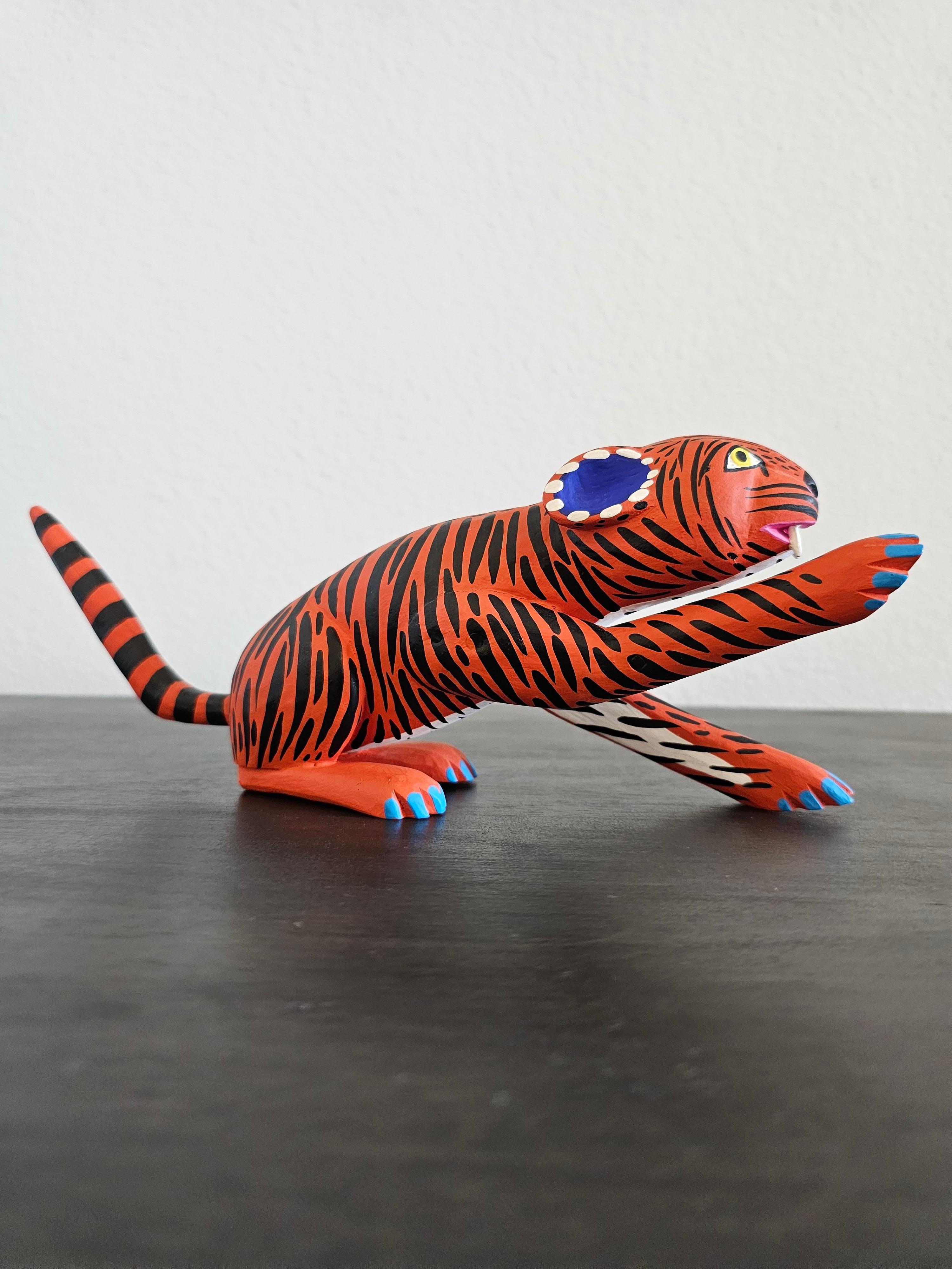 Mexican Oaxacan Alebrije Jimenez Family Signed Folk Art Sculpture 5
