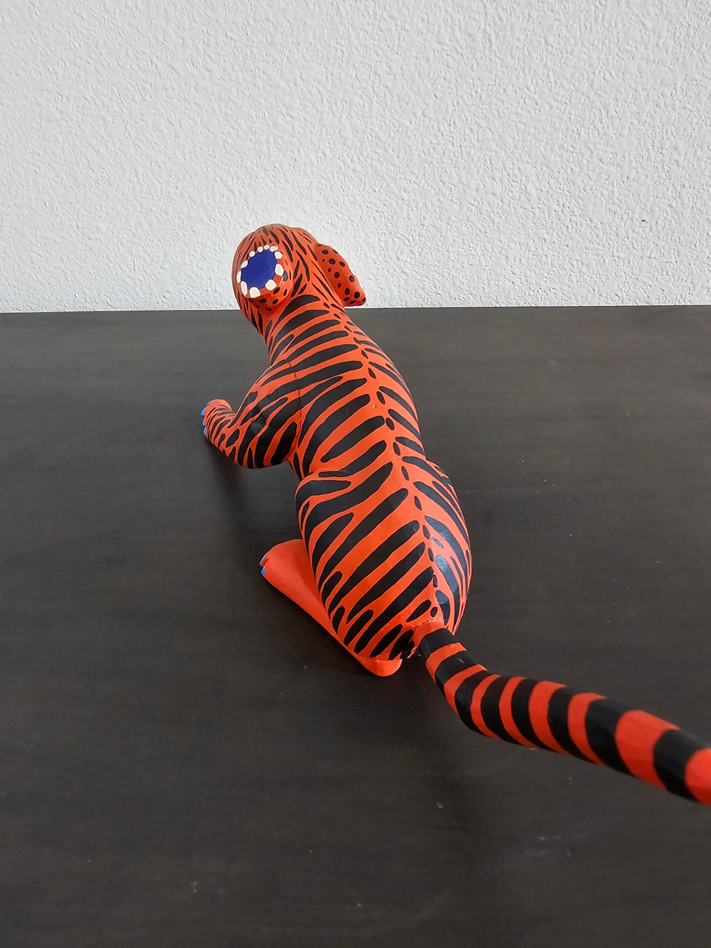 Mexican Oaxacan Alebrije Jimenez Family Signed Folk Art Sculpture 6