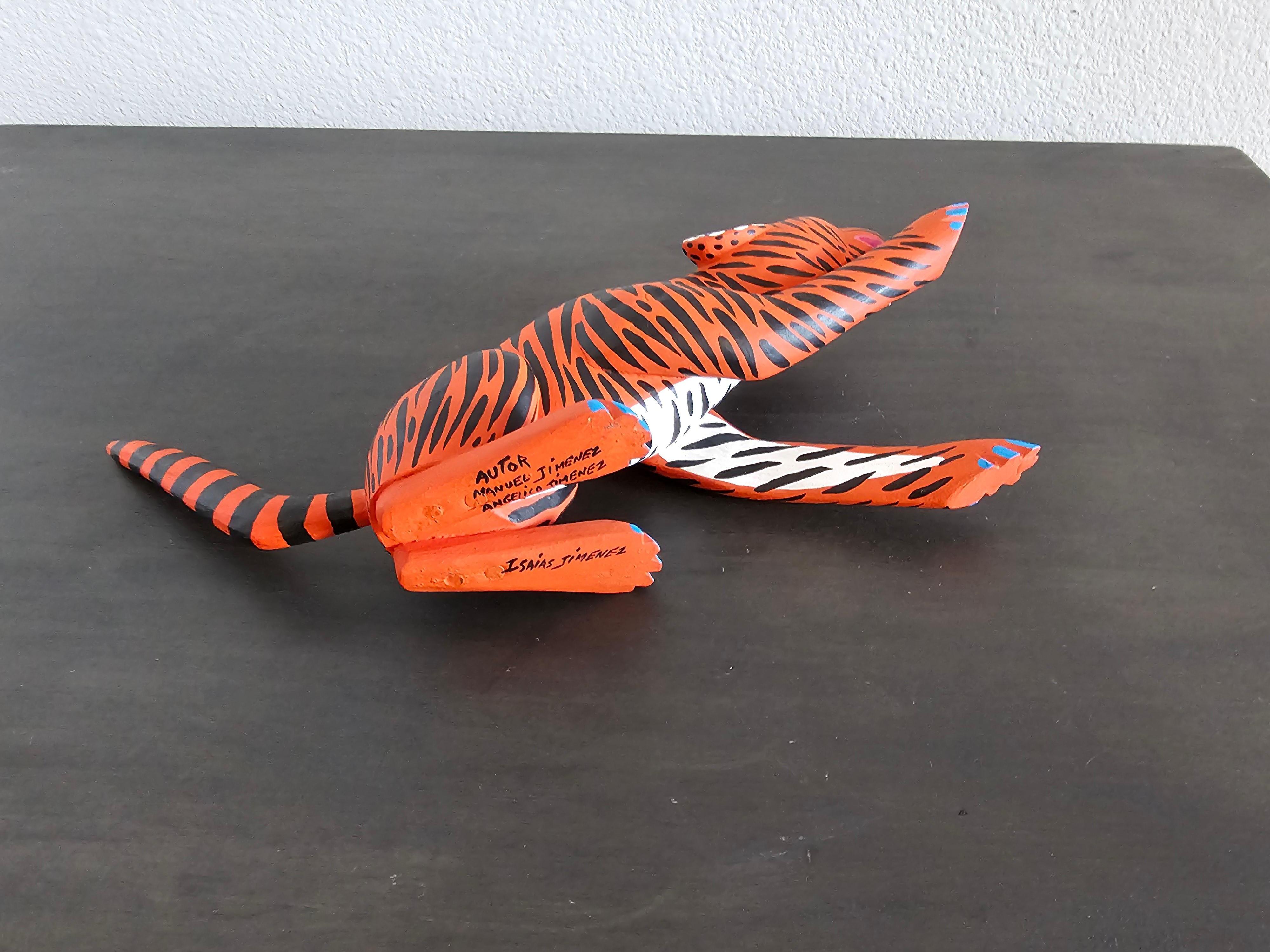 Mexican Oaxacan Alebrije Jimenez Family Signed Folk Art Sculpture 9