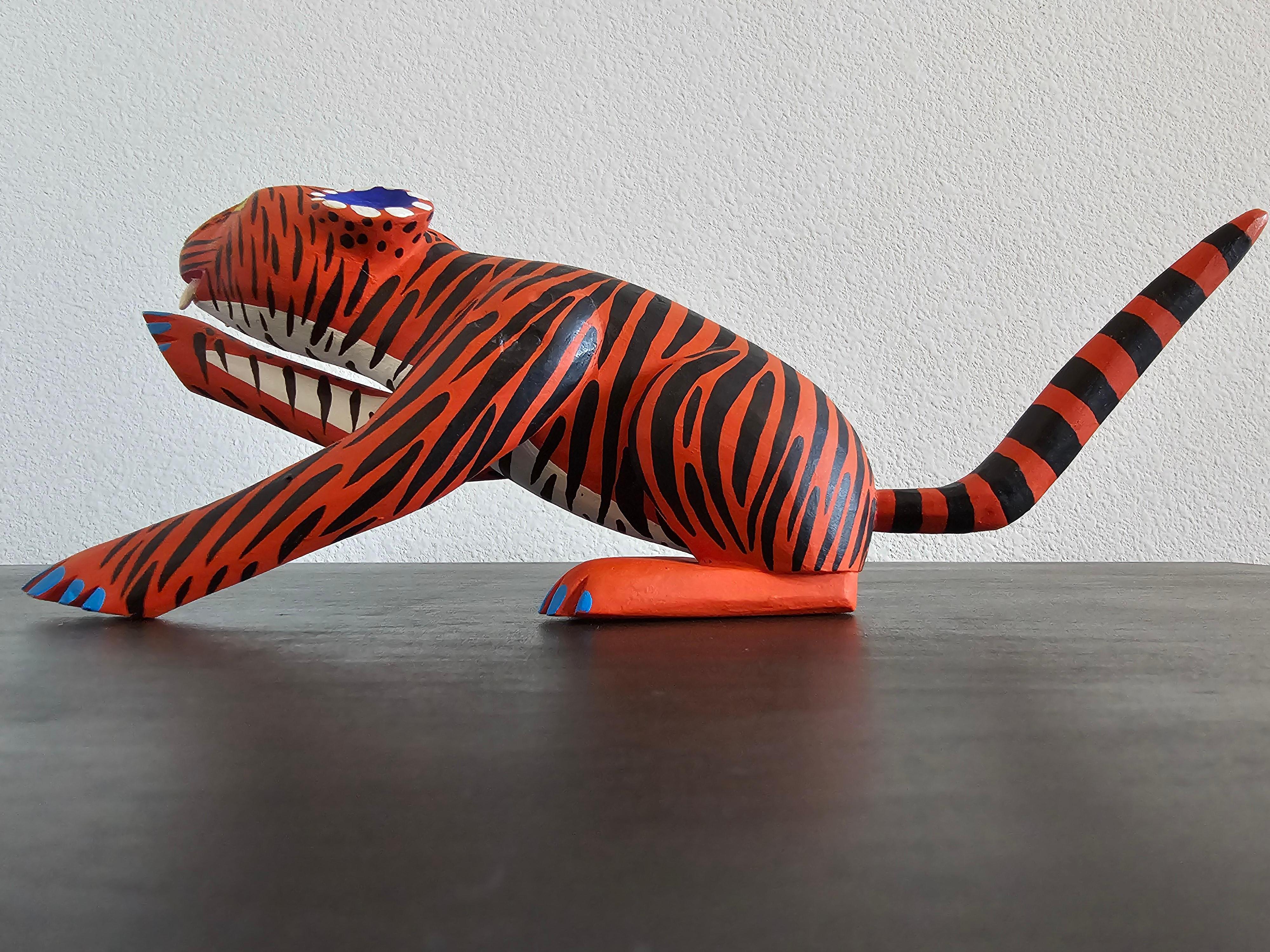 Mexican Oaxacan Alebrije Jimenez Family Signed Folk Art Sculpture 11