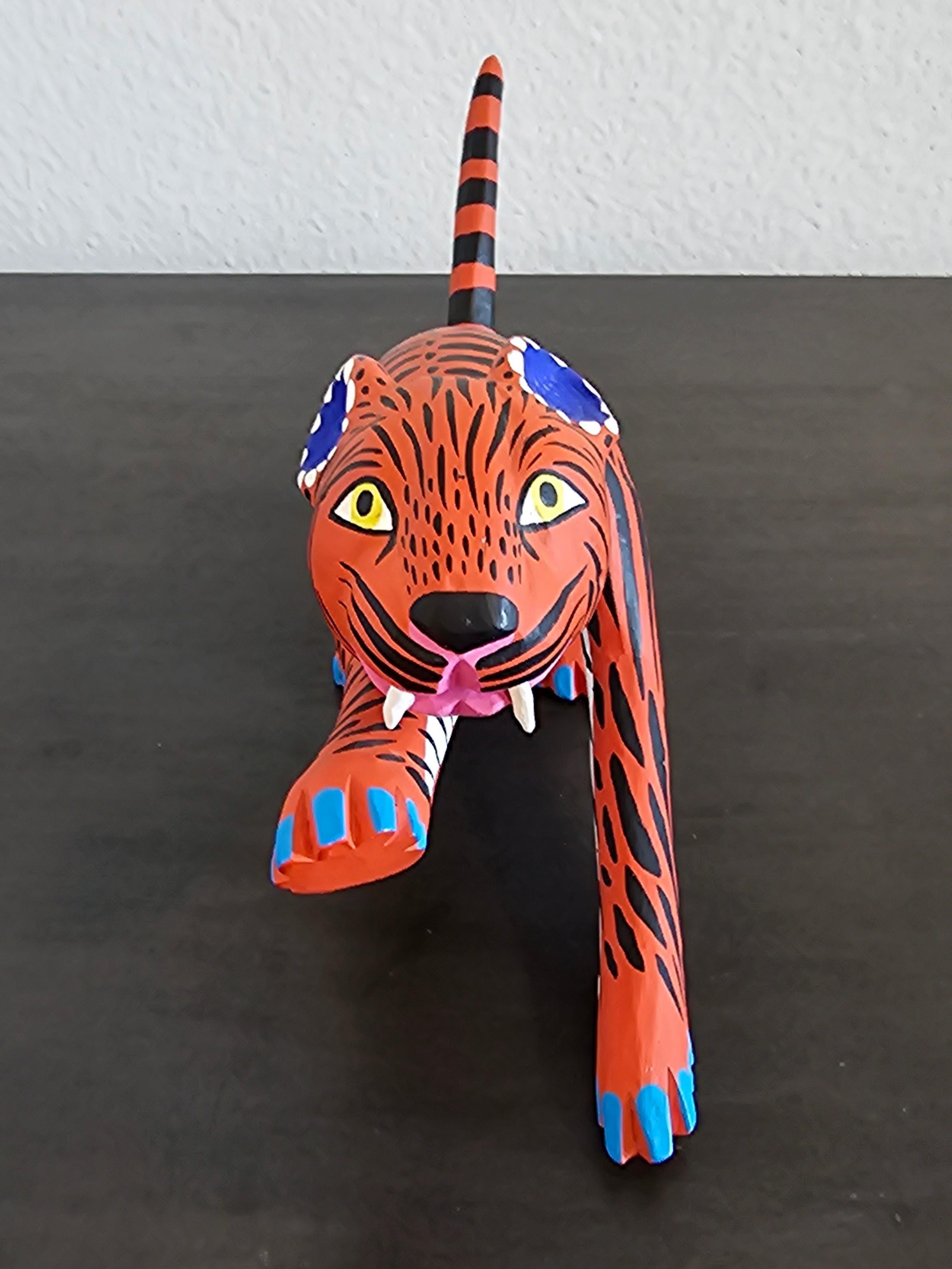 Mexican Oaxacan Alebrije Jimenez Family Signed Folk Art Sculpture 13