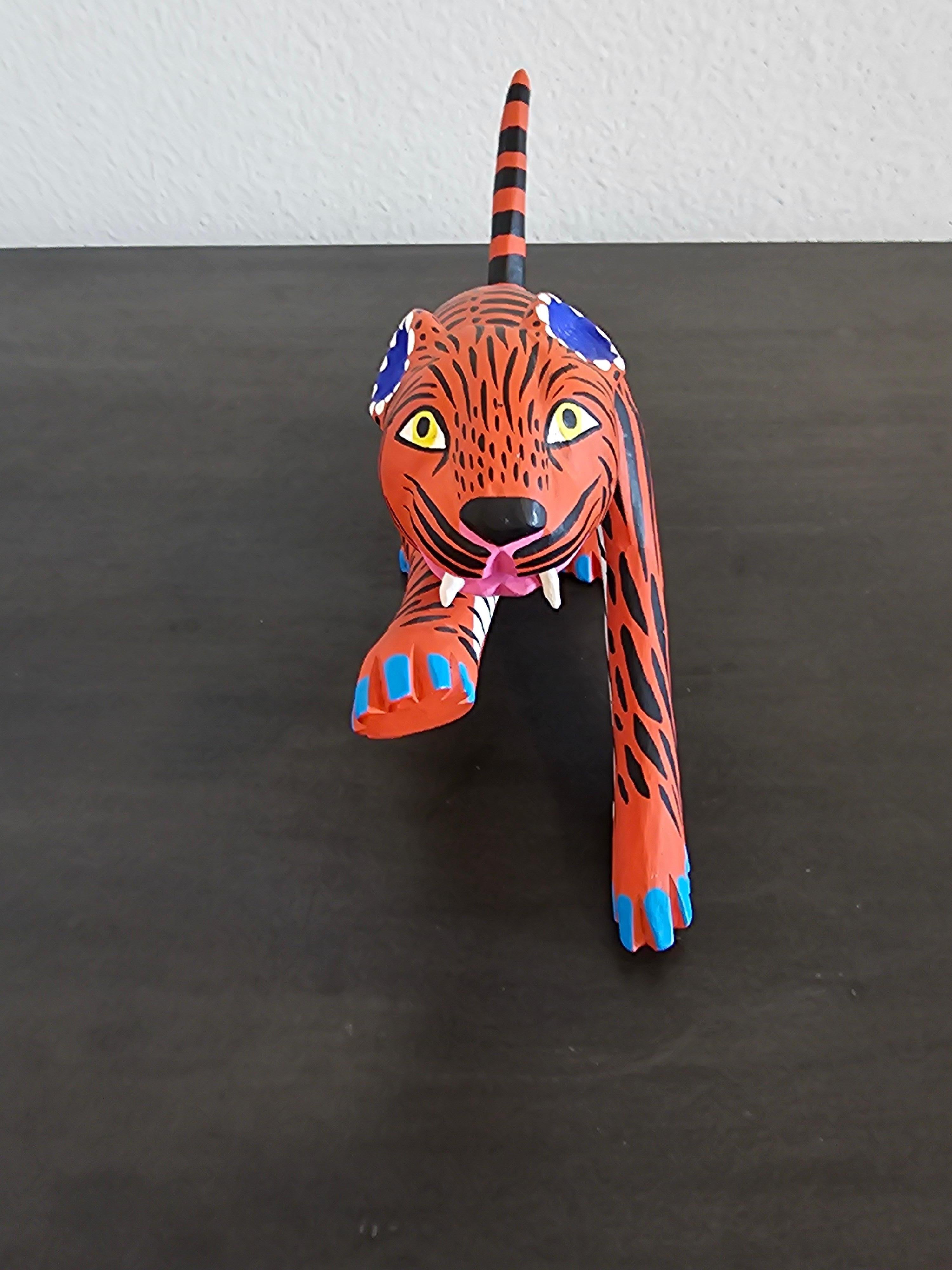 Mexican Oaxacan Alebrije Jimenez Family Signed Folk Art Sculpture 3