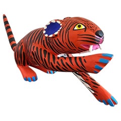 Mexican Oaxacan Alebrije Jimenez Family Signed Folk Art Sculpture