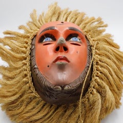 Mexican Parachico Mask with Montera
