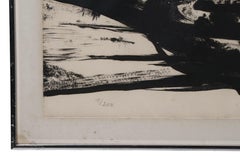 Mexican Print Framed by David Siqueliros from the Pablo Neruda Series 1950/1960